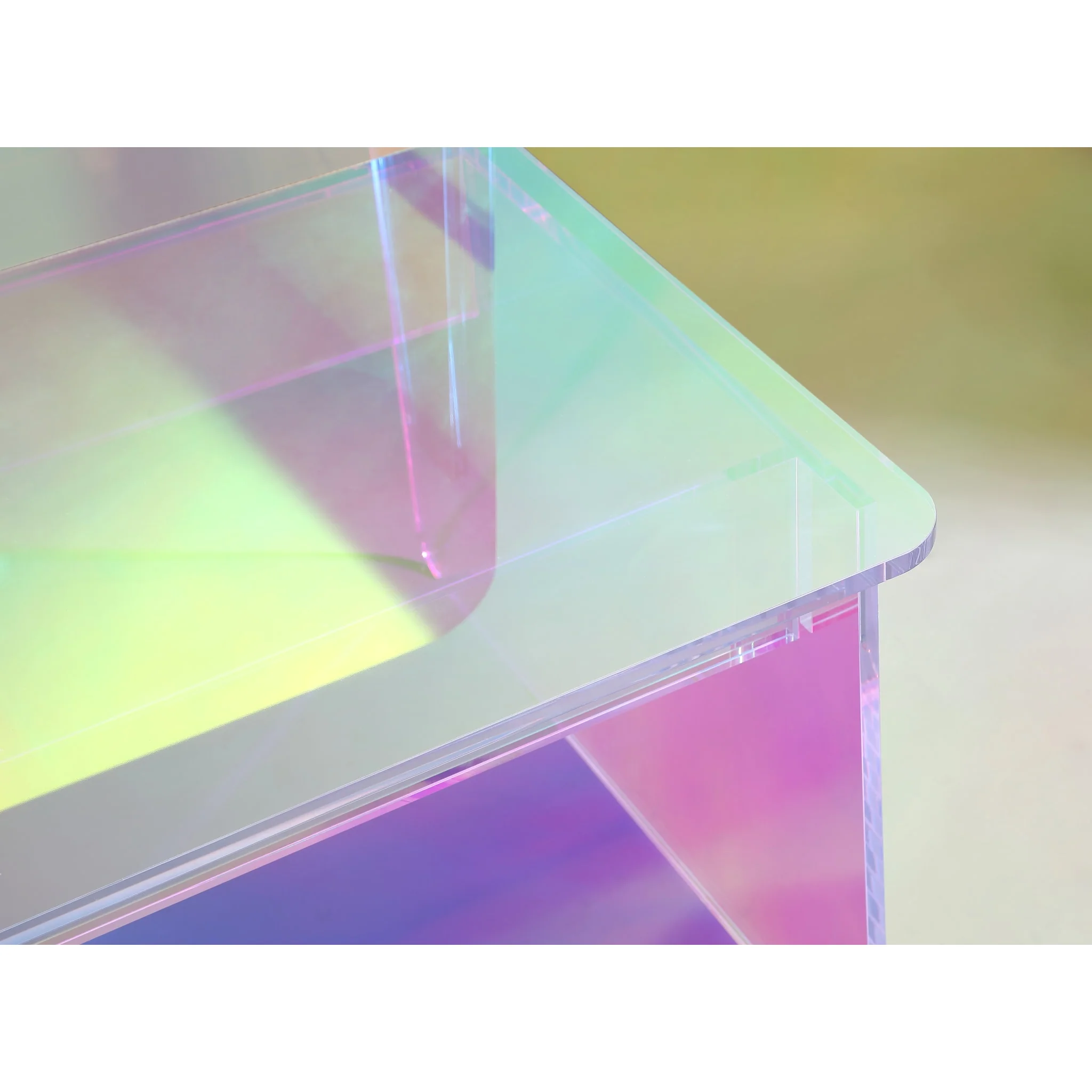 Fomo Iridescent Acrylic Accent Chair - Image 7