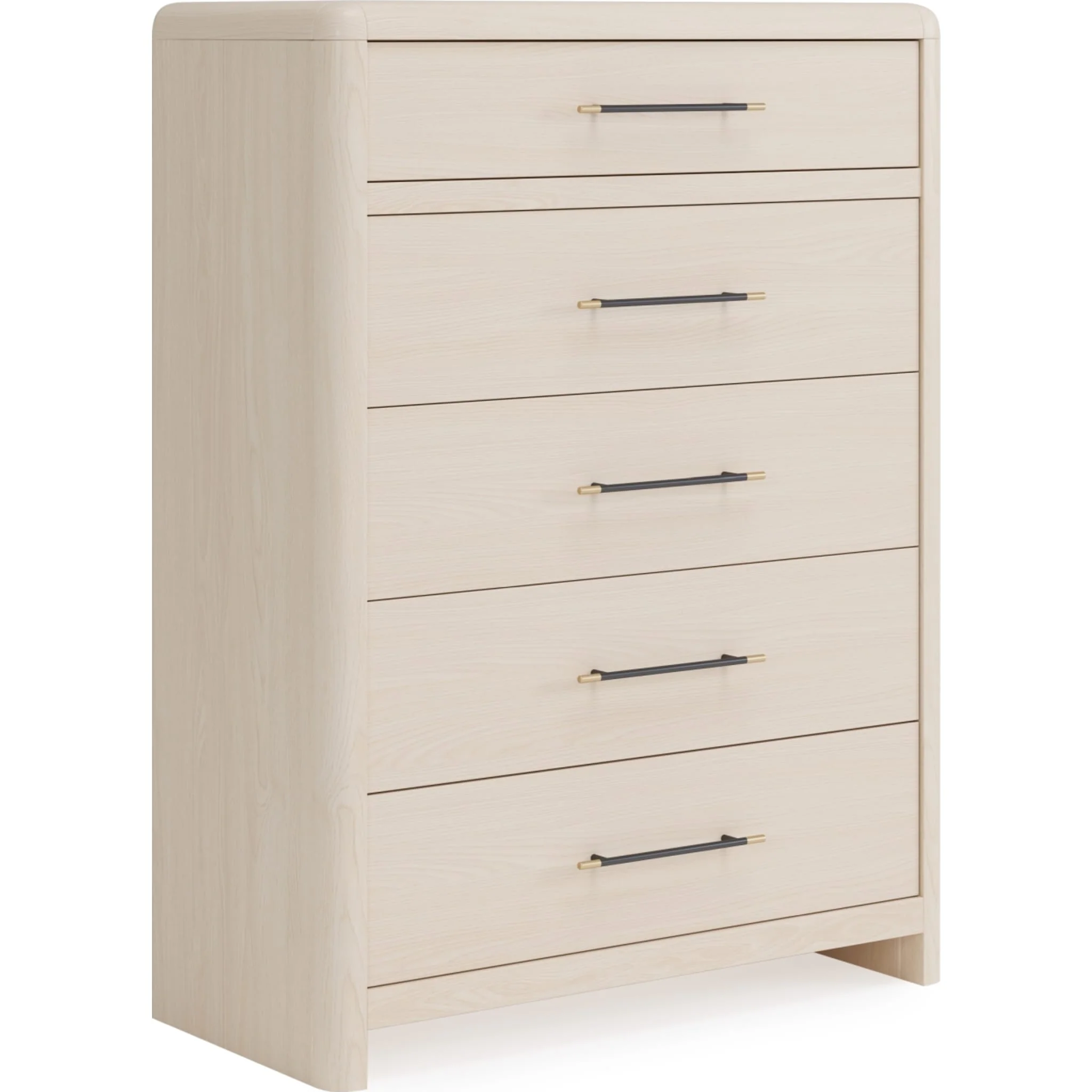 Wallen 5 Drawer Chest- Wht Snd - Image 4