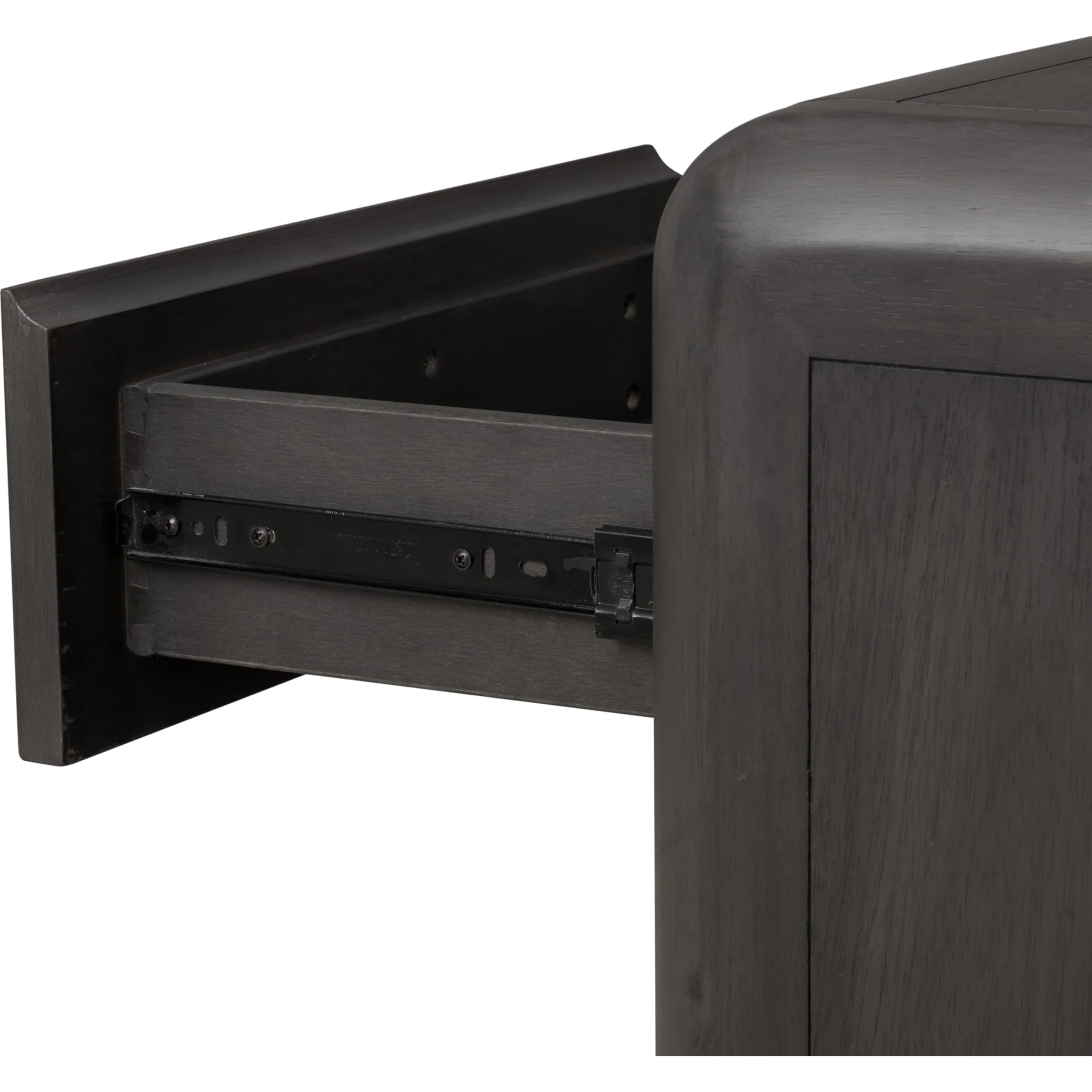 Xolani One Drawer Acacia Wood Nightstand in Jaguar - Image 8