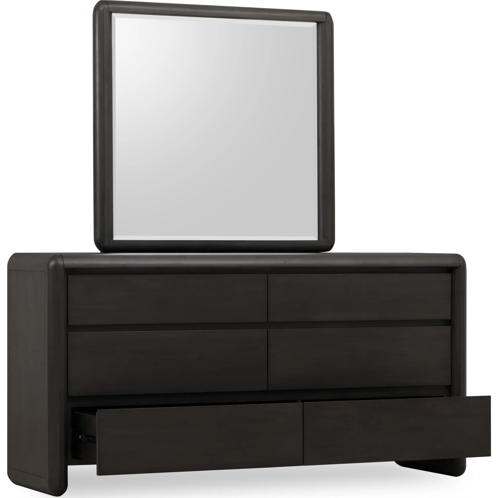 Xolani Six Drawer Acacia Wood Dresser in Jaguar - Image 5