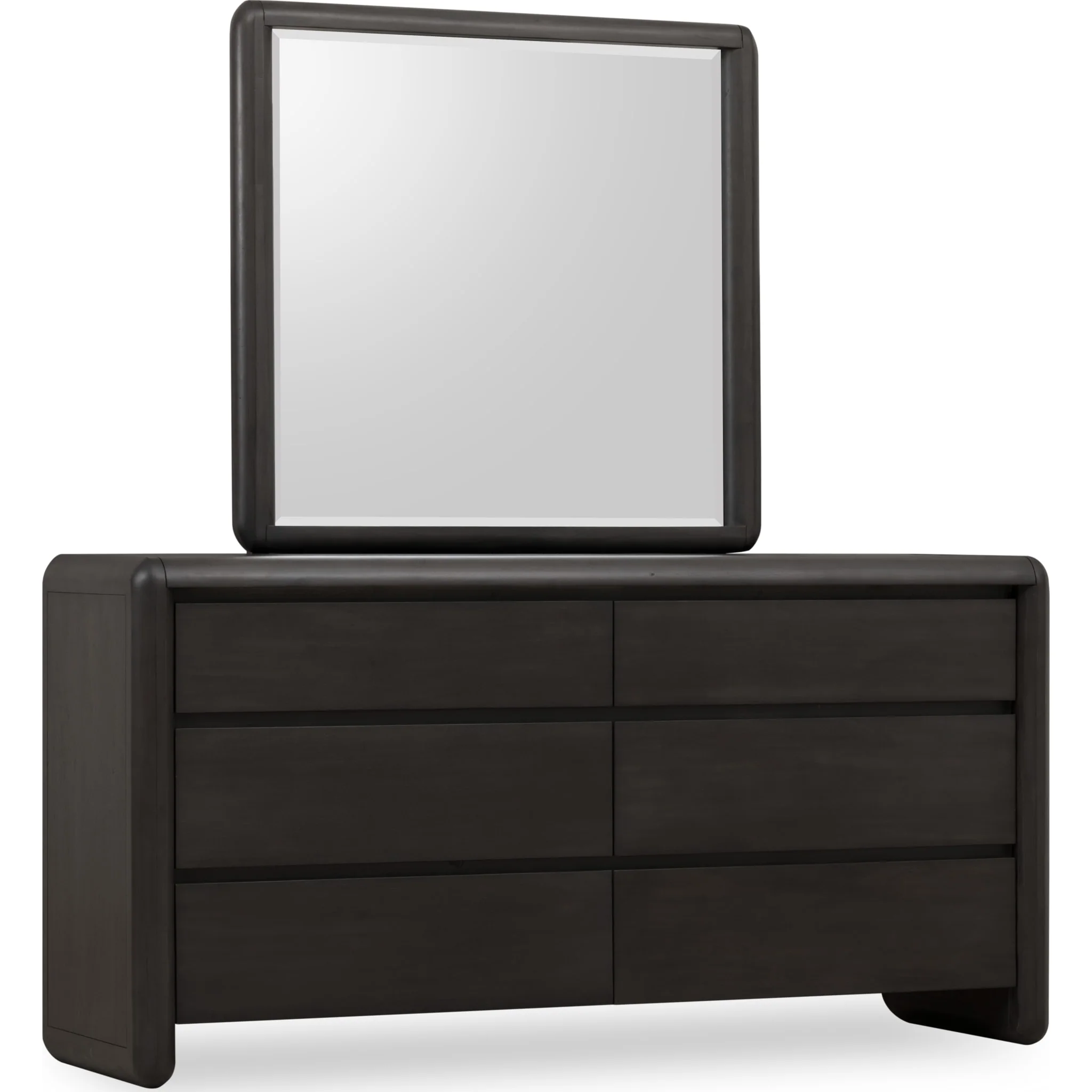 Xolani Beveled Glass Wall or Dresser Mirror in Jaguar - Image 4