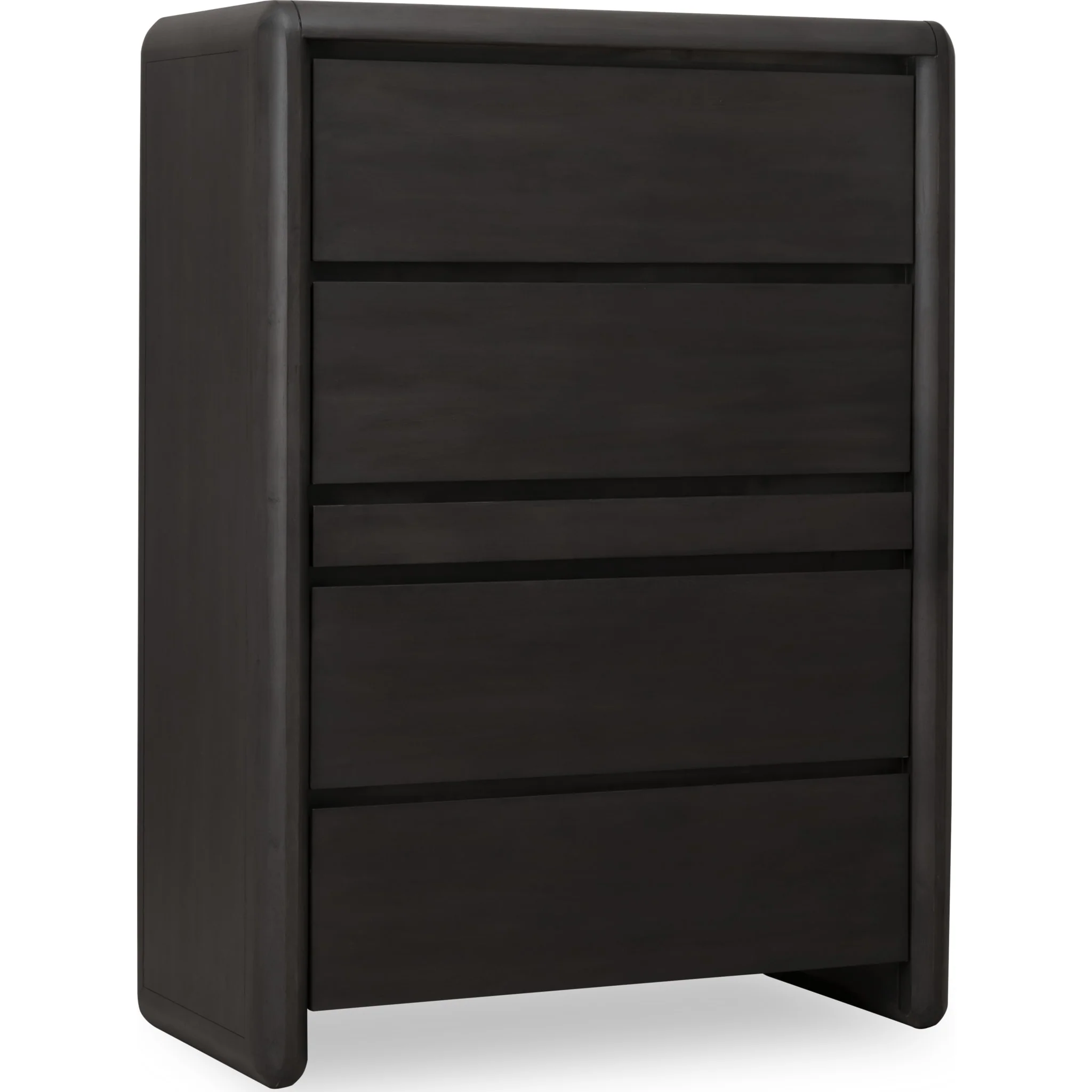 Xolani Five Drawer Acacia Wood Chest with Jewelry Tray in Jaguar - Image 3