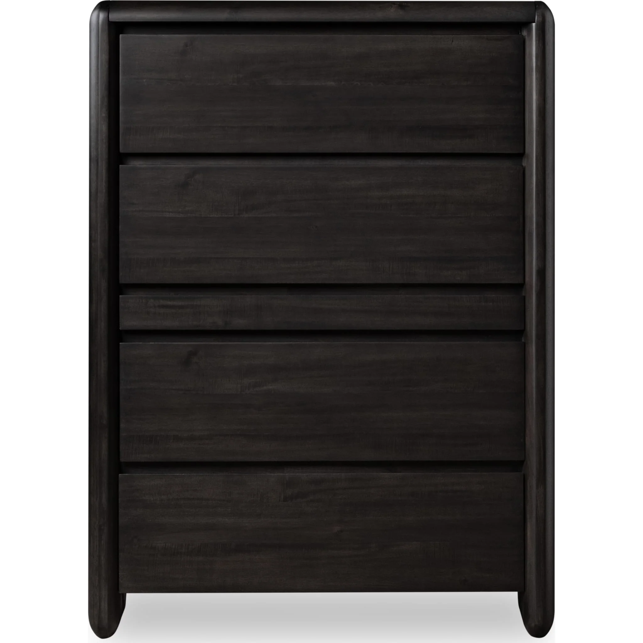 Xolani Five Drawer Acacia Wood Chest with Jewelry Tray in Jaguar - Image 4