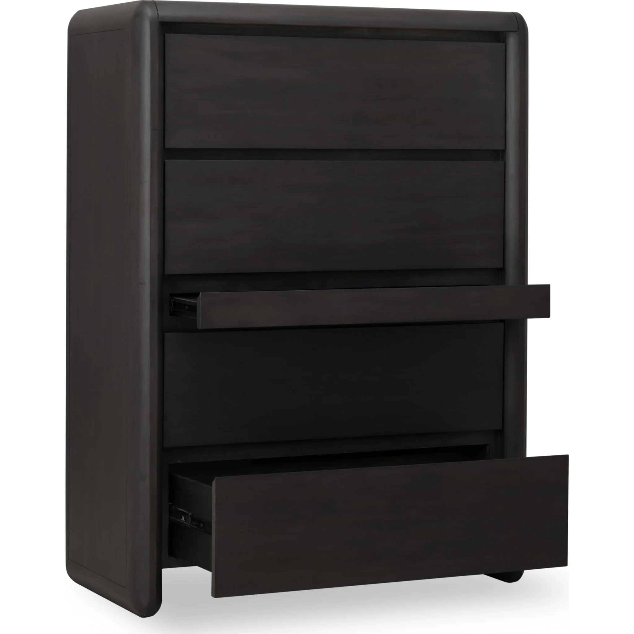 Xolani Five Drawer Acacia Wood Chest with Jewelry Tray in Jaguar - Image 5