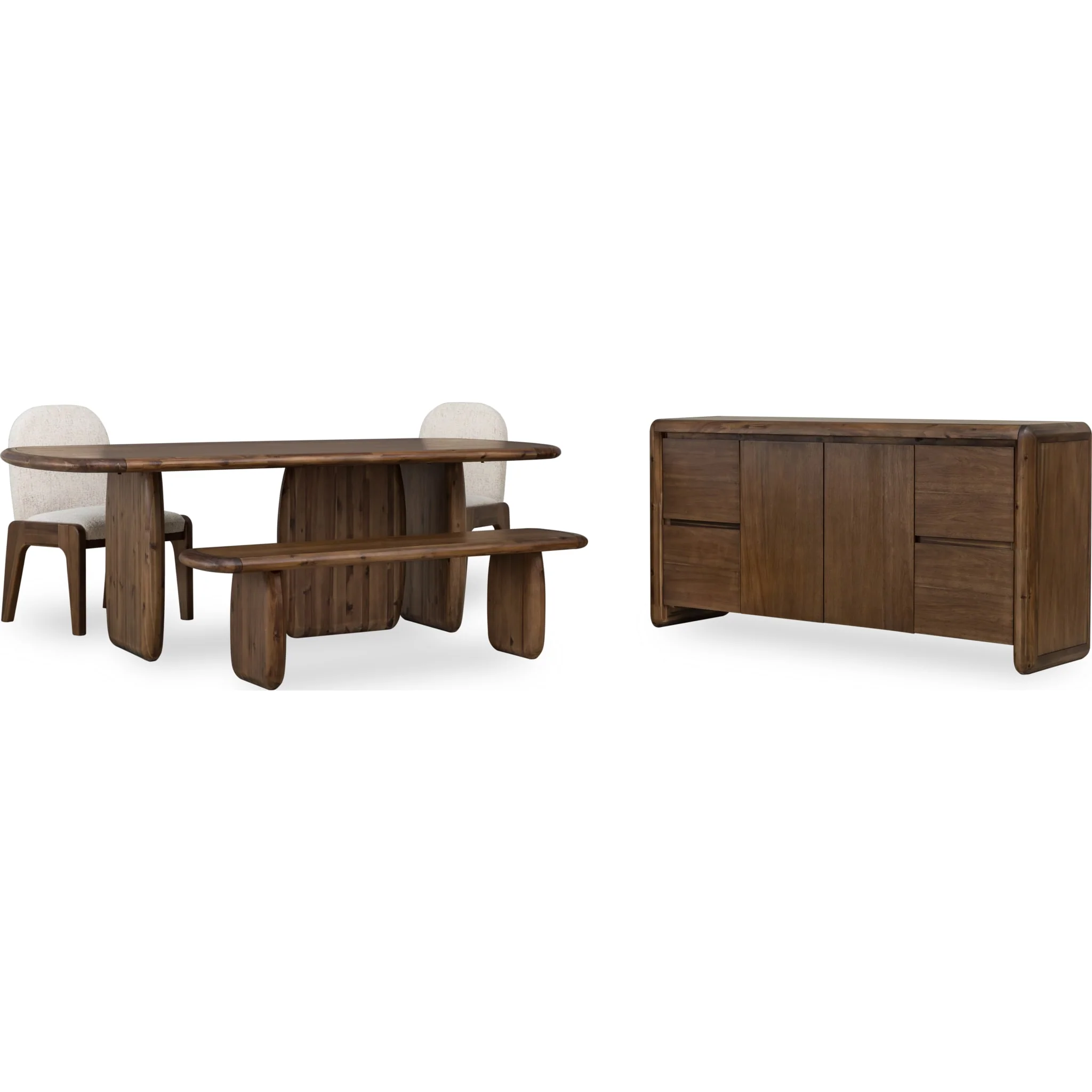 Xolani Acacia Wood Bench in Impala - Image 11