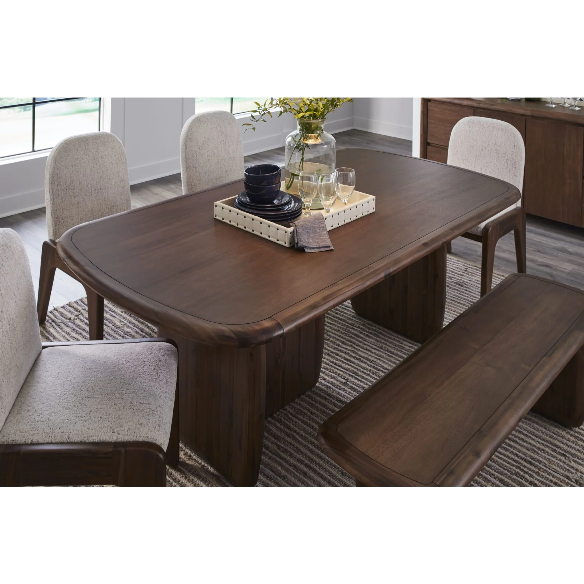 Xolani Acacia Wood Bench in Impala - Image 8