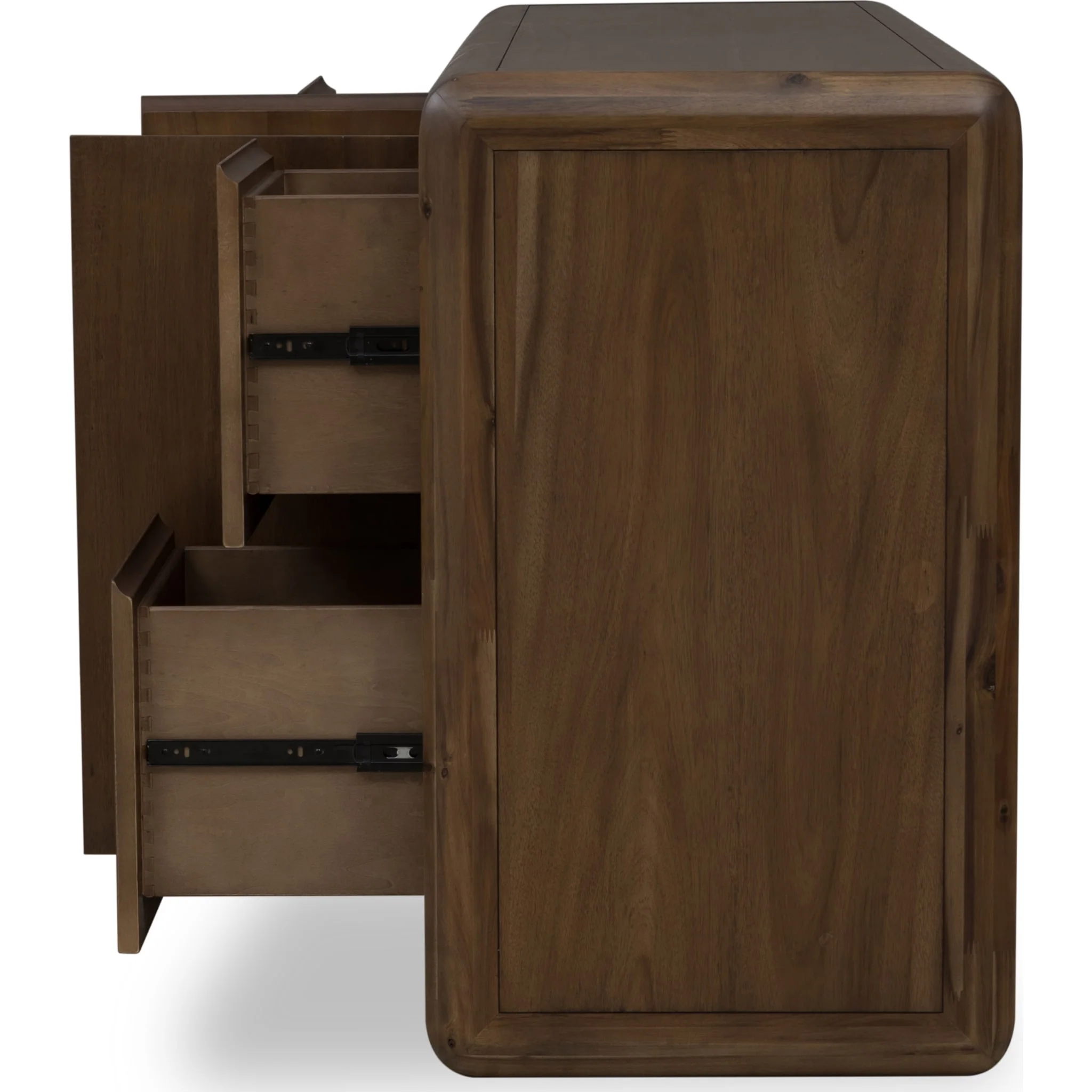 Xolani Two Door Four Drawer Acacia Wood Sideboard in Impala - Image 5