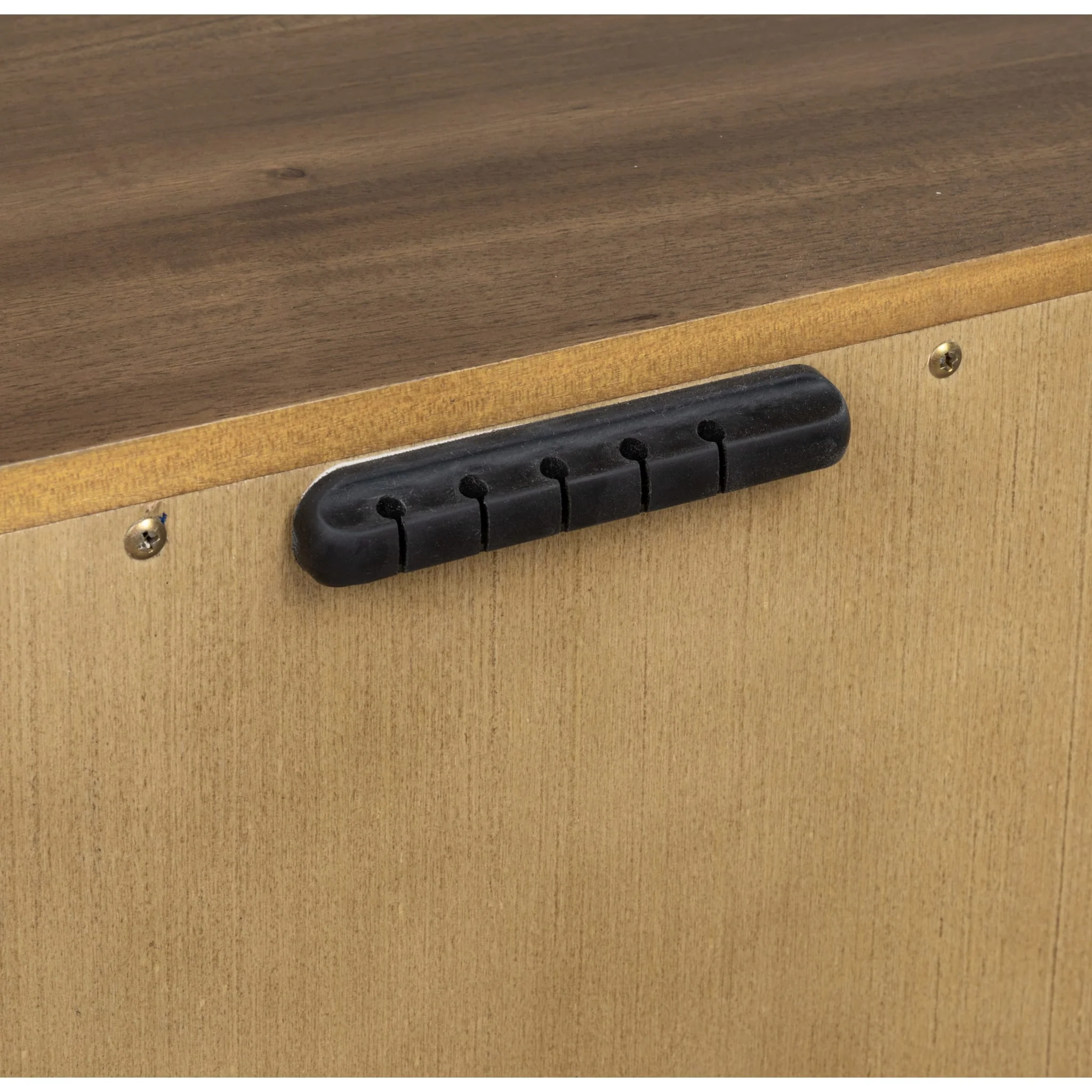 Boka Three Drawer Acacia Wood Nightstand in Impala - Image 5