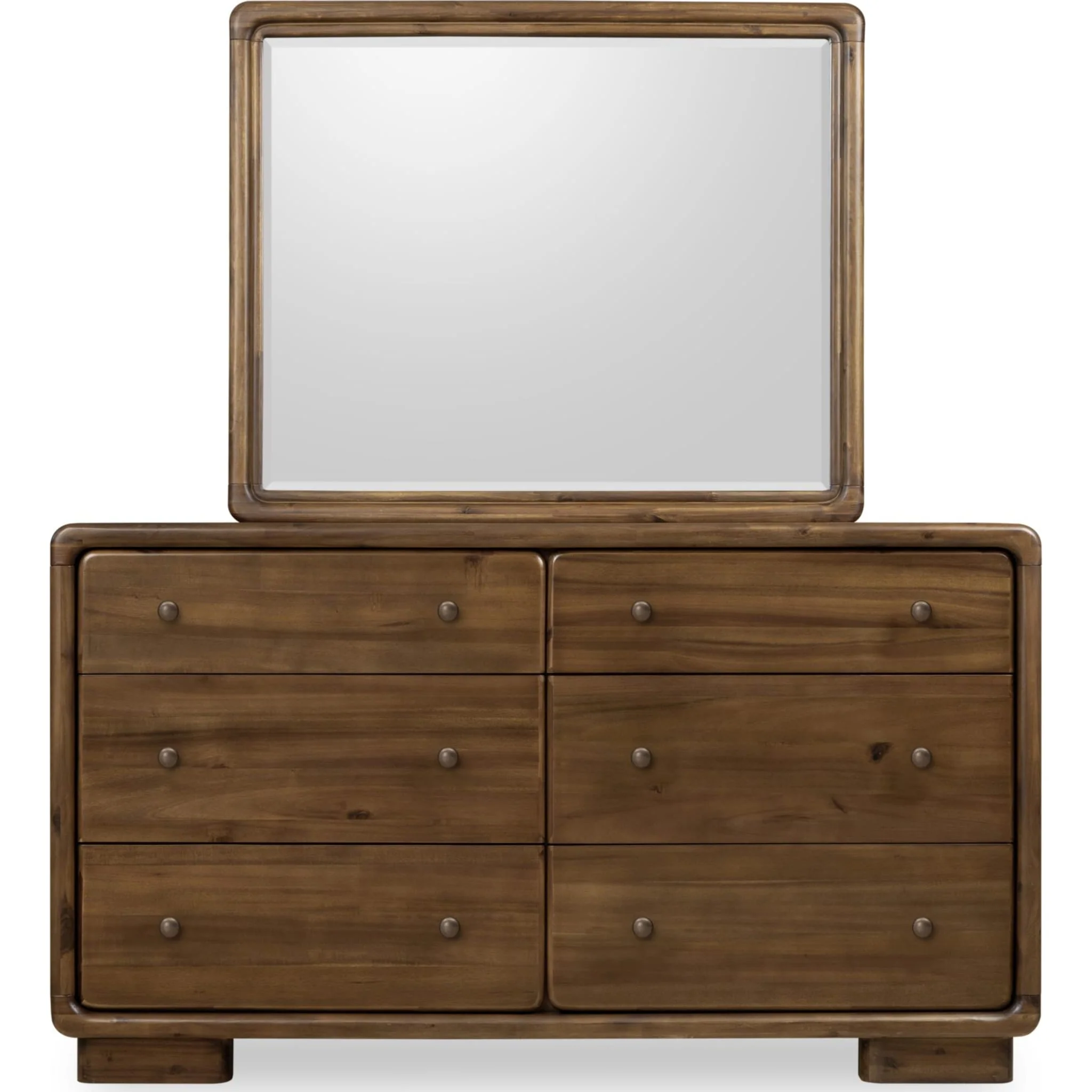 Boka Six Drawer Acacia Wood Dresser in Impala - Image 3
