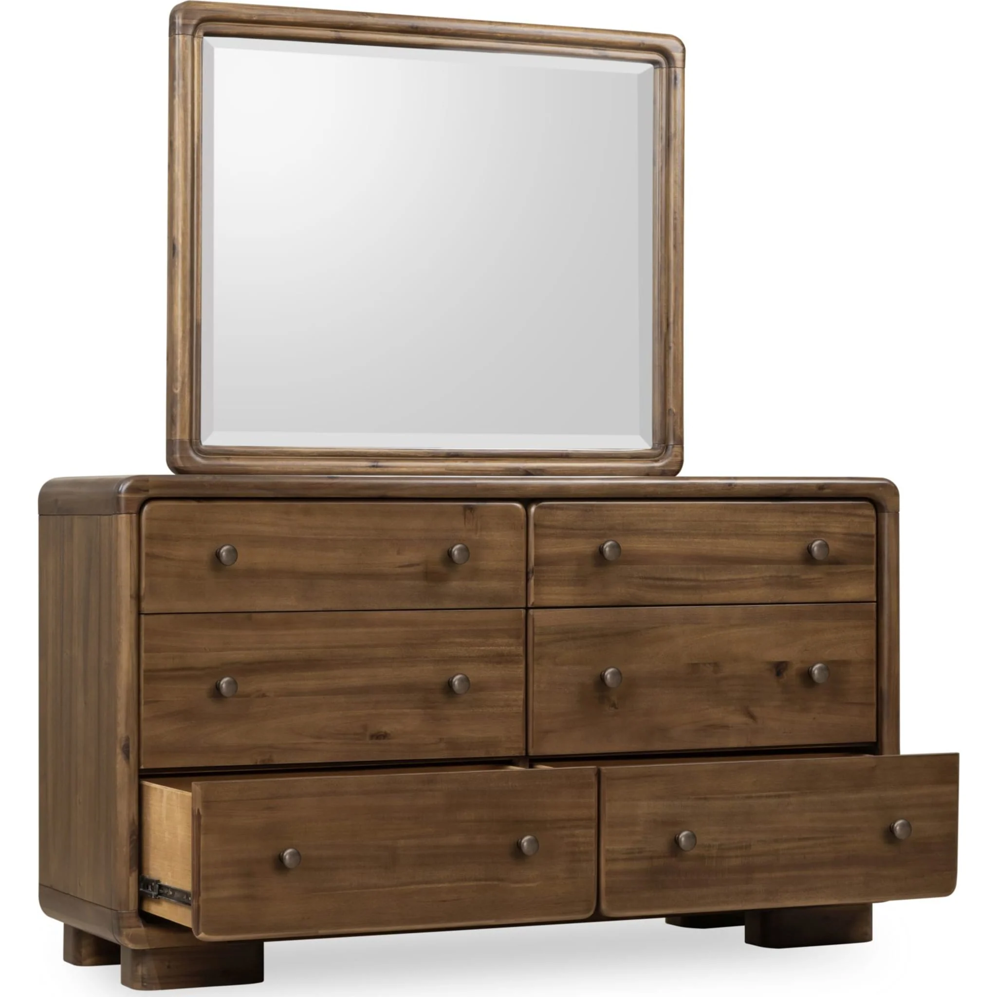 Boka Six Drawer Acacia Wood Dresser in Impala - Image 6