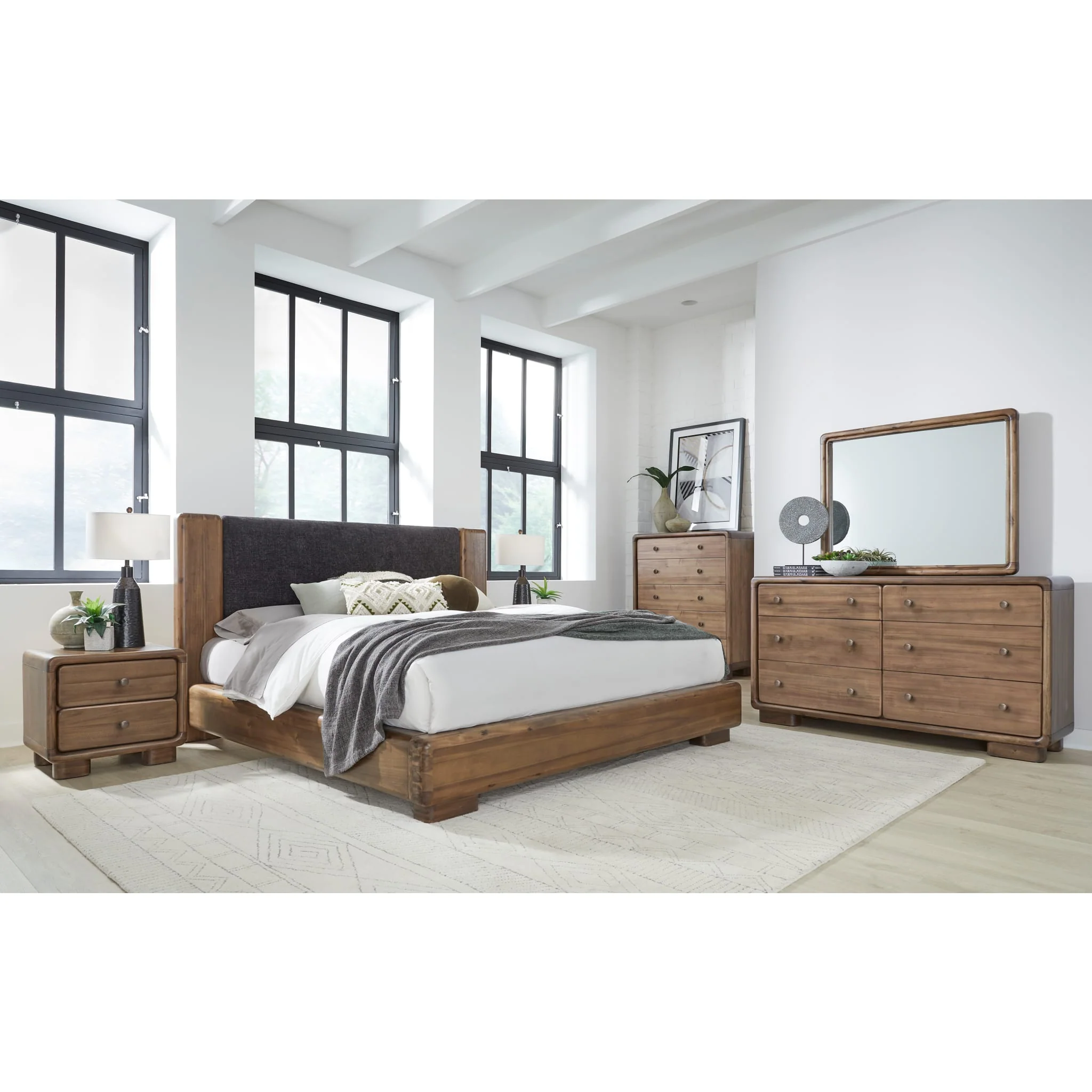 Boka Six Drawer Acacia Wood Dresser in Impala - Image 9
