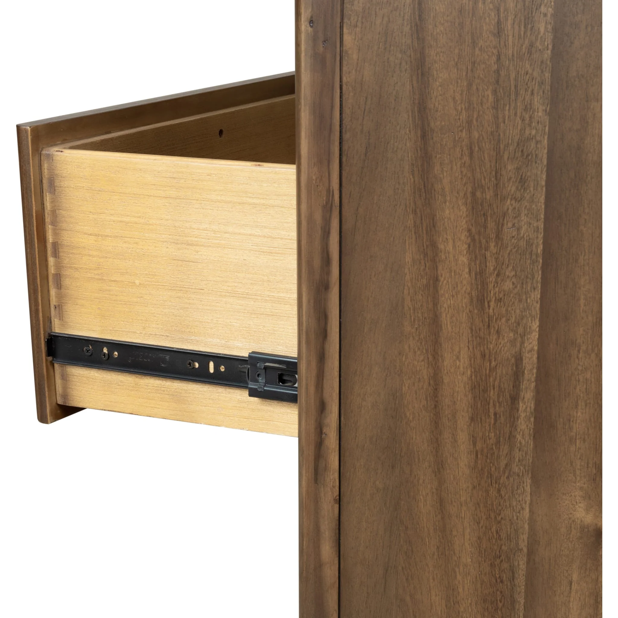 Boka Five Drawer Acacia Wood Chest in Impala - Image 7