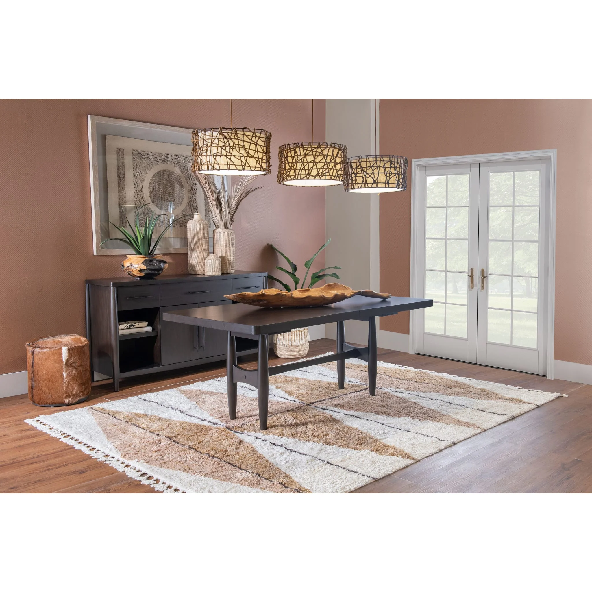 Koko Extendable Rectangular Dining Table in Minx - Image 10
