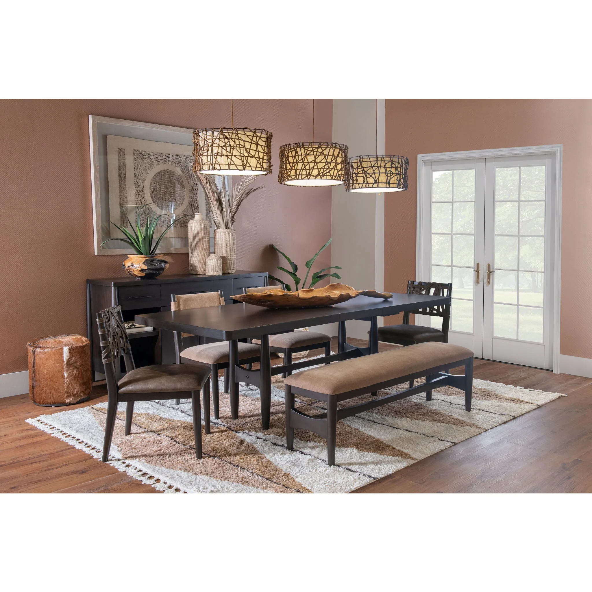 Koko Extendable Rectangular Dining Table in Minx - Image 11