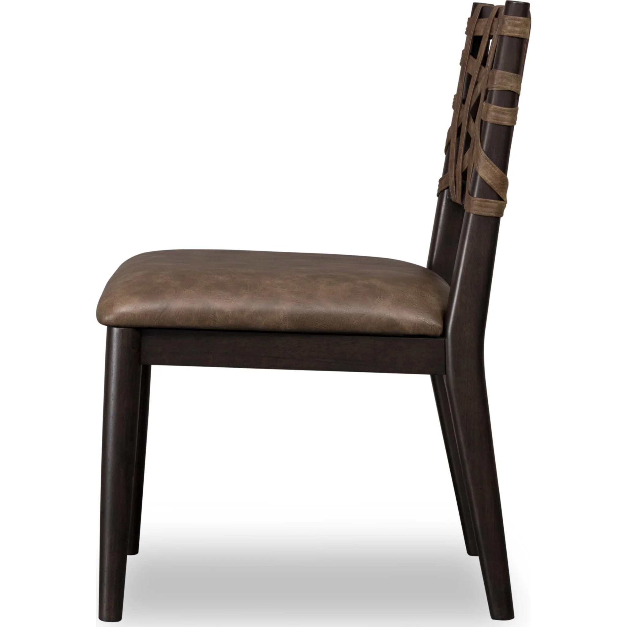 Koko Synthetic Leather Dining Chair in Minx - Image 3