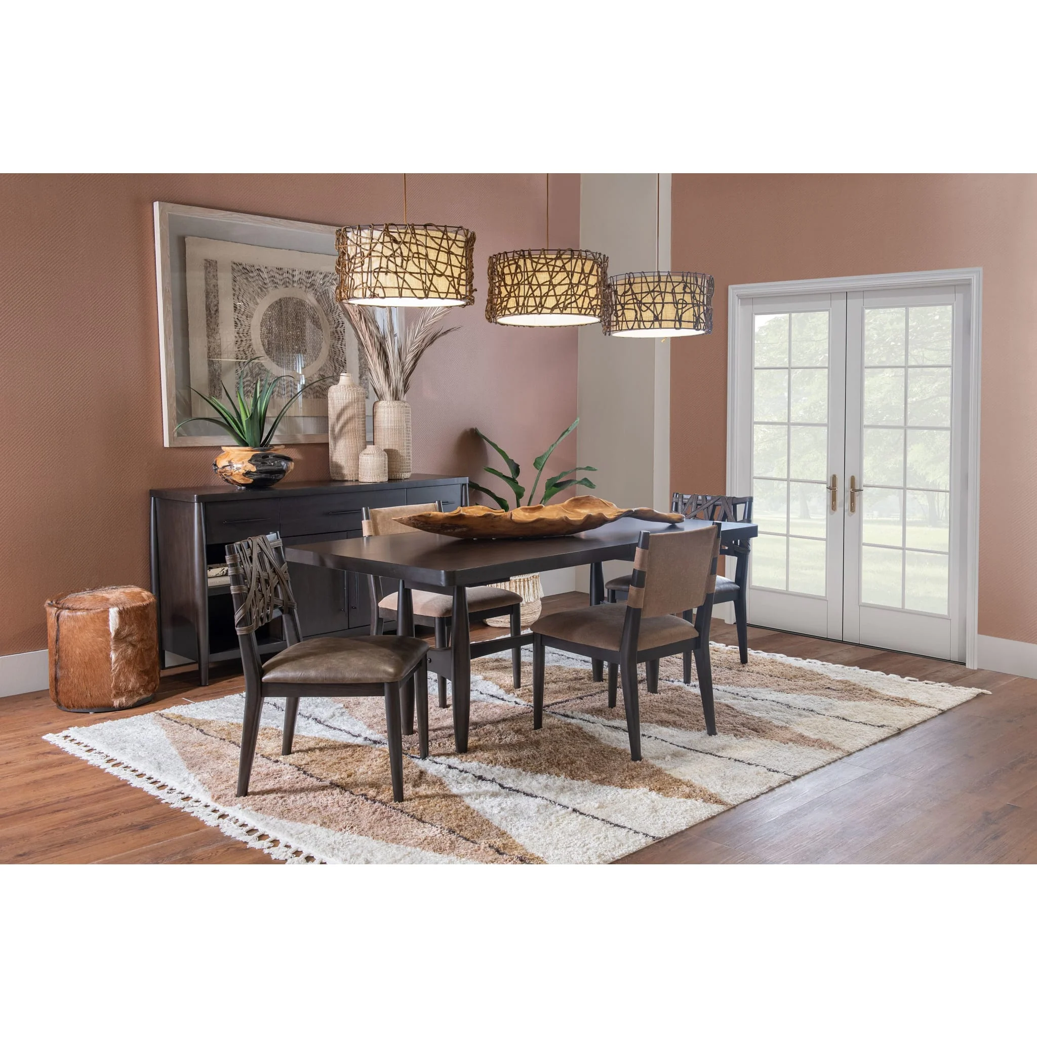 Koko Synthetic Leather Dining Chair in Minx - Image 6