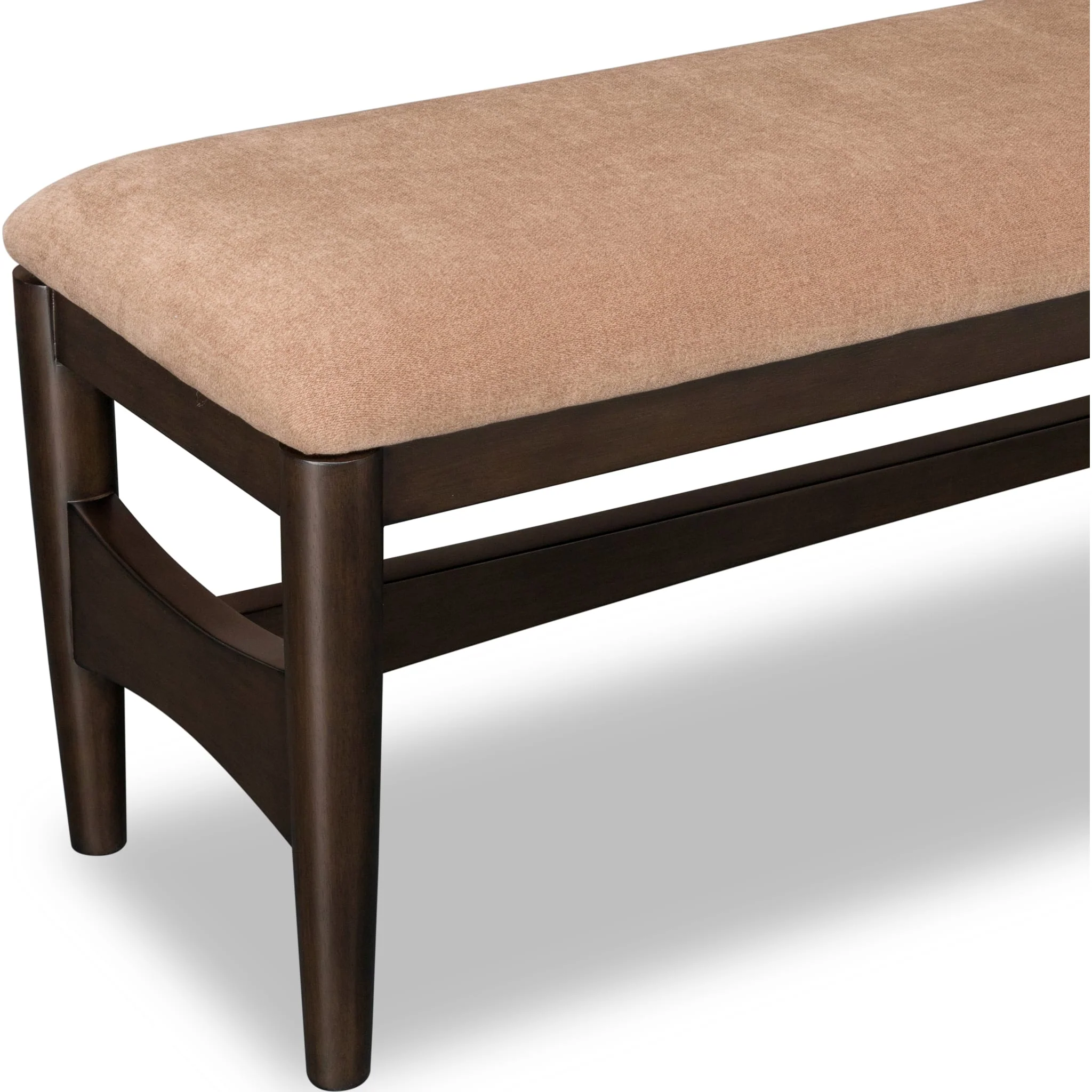 Koko Upholstered Dining Bench in Minx - Image 4