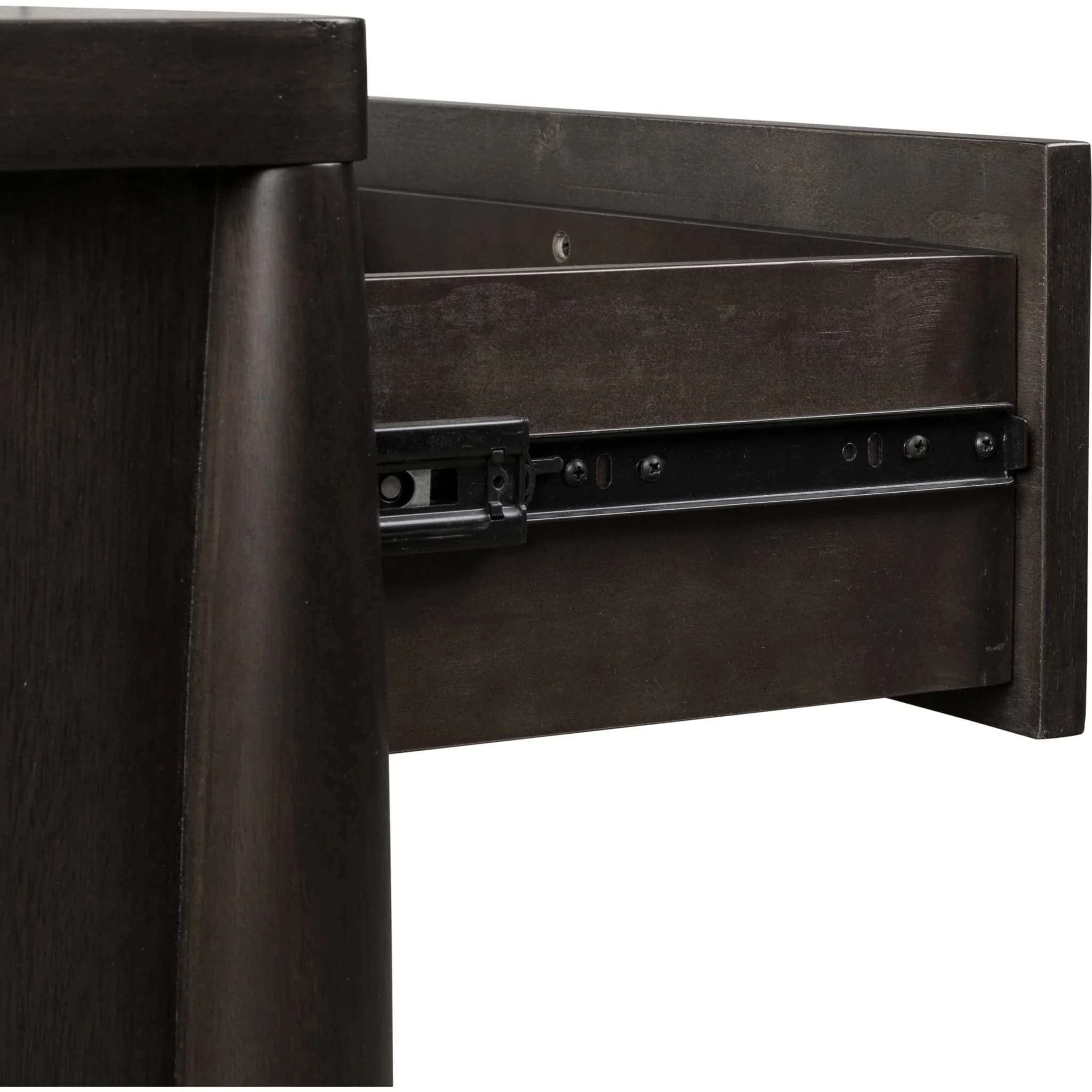 Koko Two Drawer Nightstand with Cord Management in Minx - Image 7