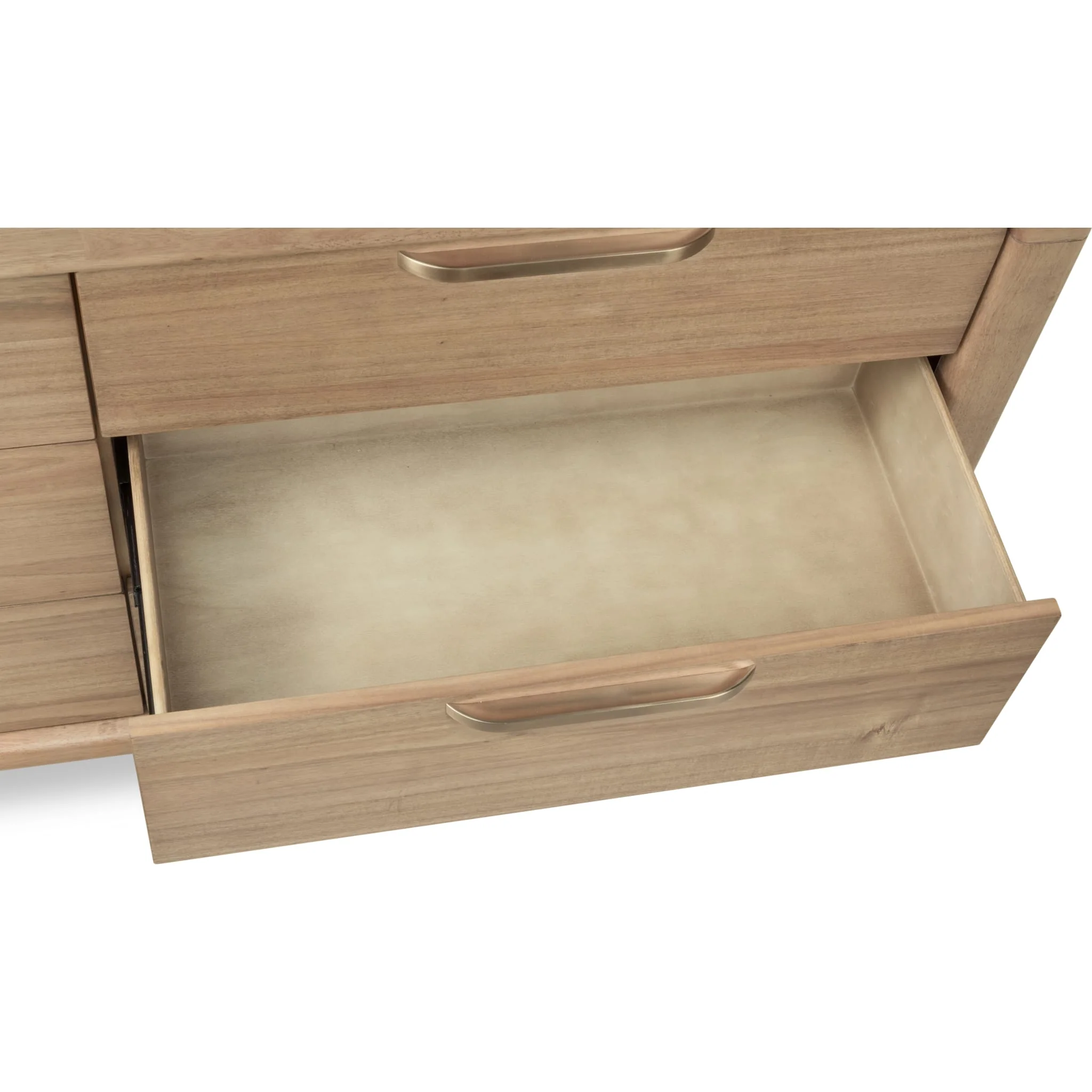 Kione Six Drawer Acacia Wood Dresser in Lioness - Image 4