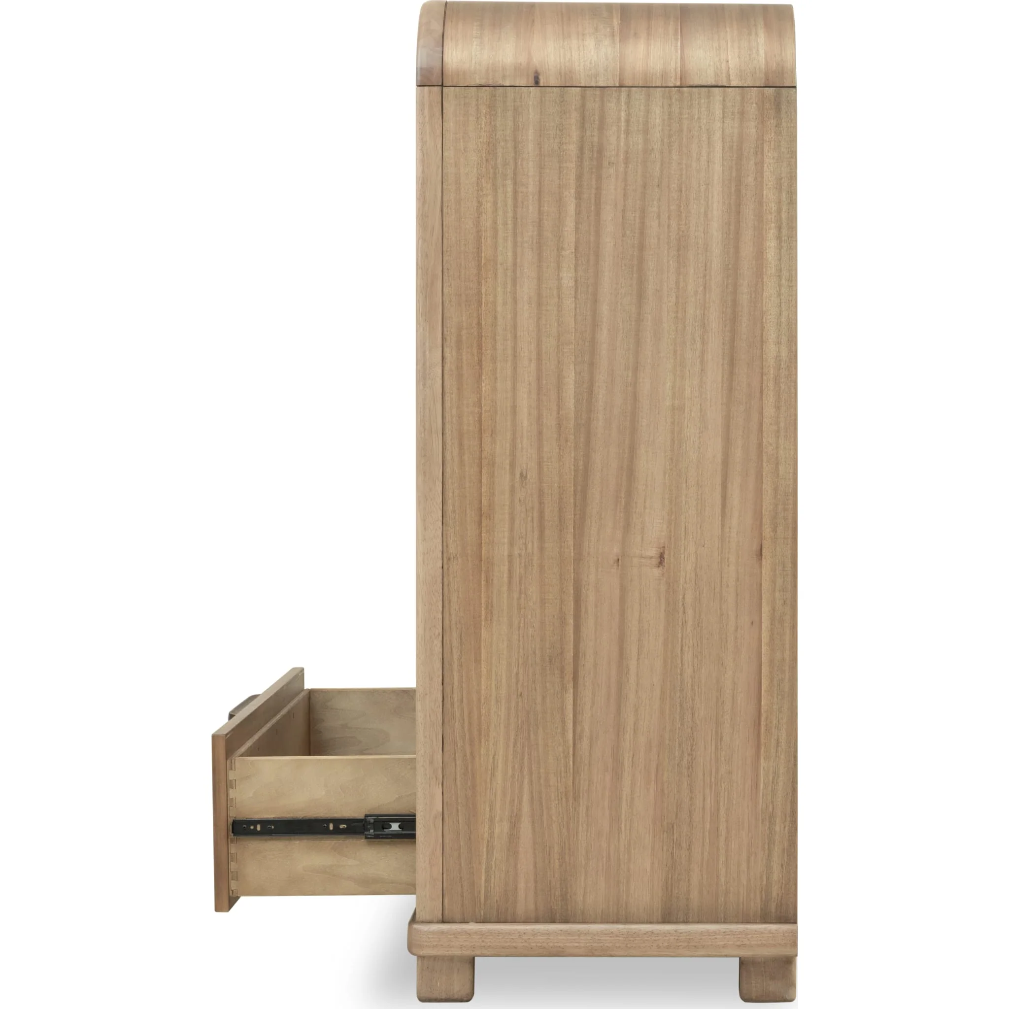 Kione Five Drawer Acacia Wood Chest in Lioness - Image 5