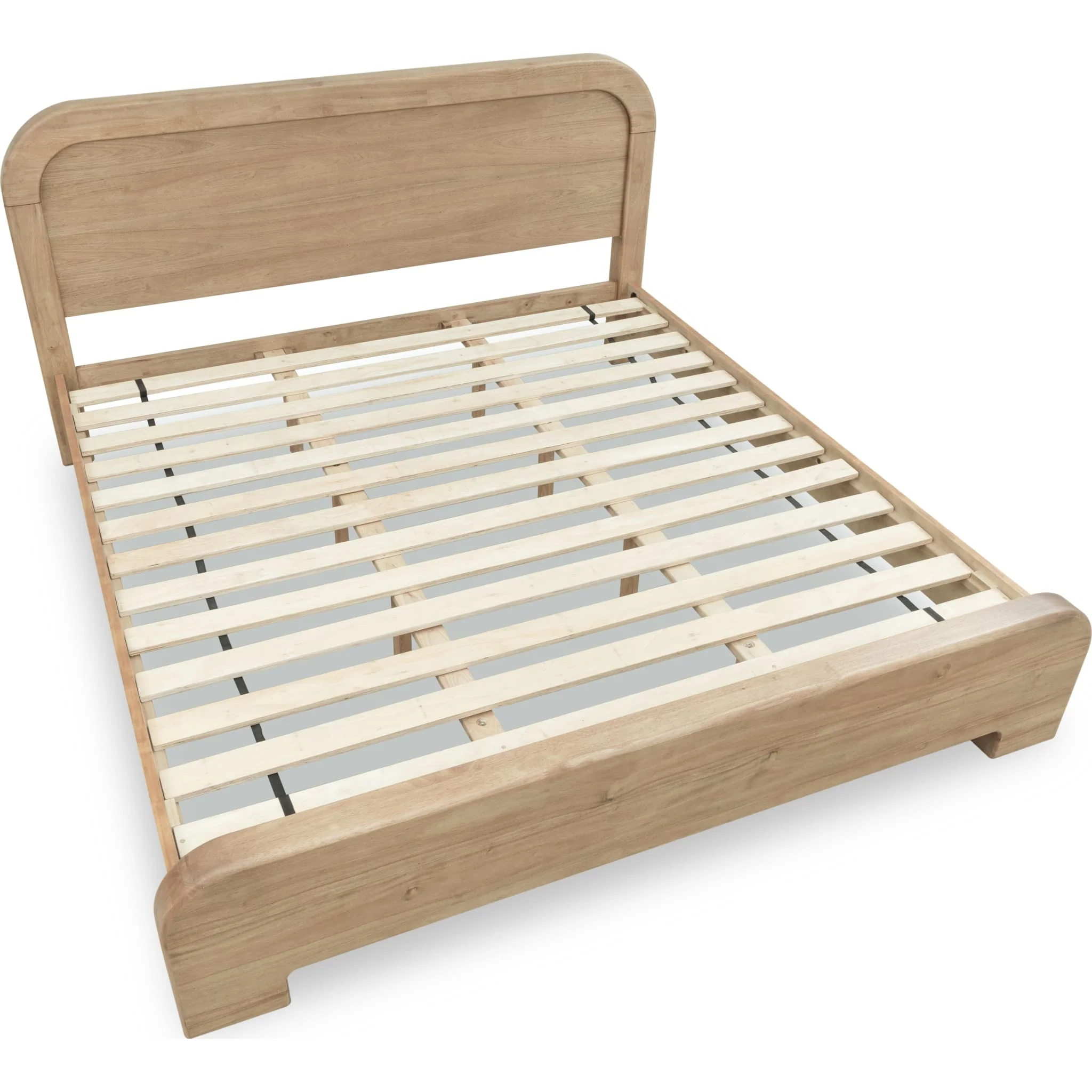 Kione Acacia Wood Platform Bed in Lioness - Image 6
