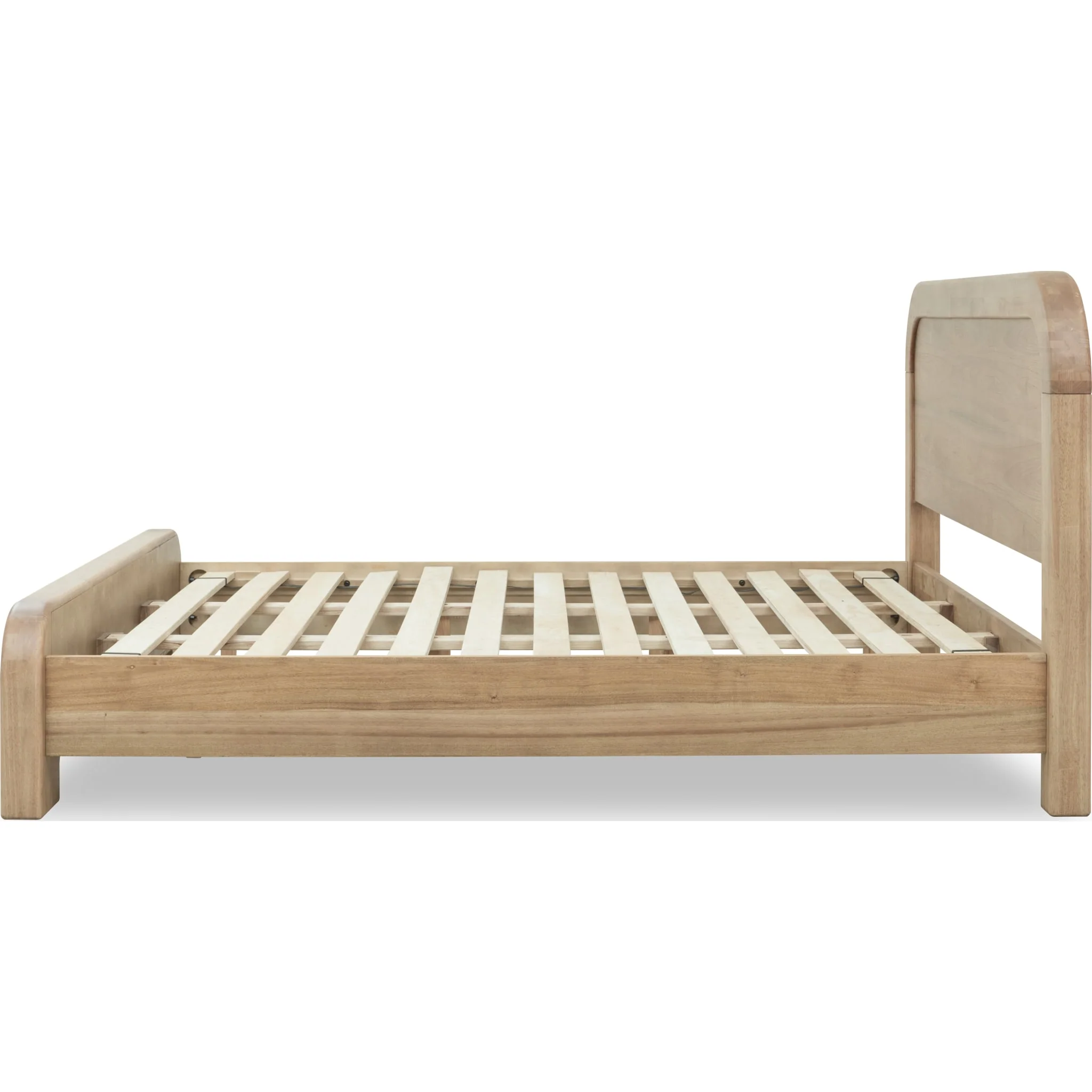 Kione Acacia Wood Platform Bed in Lioness - Image 7
