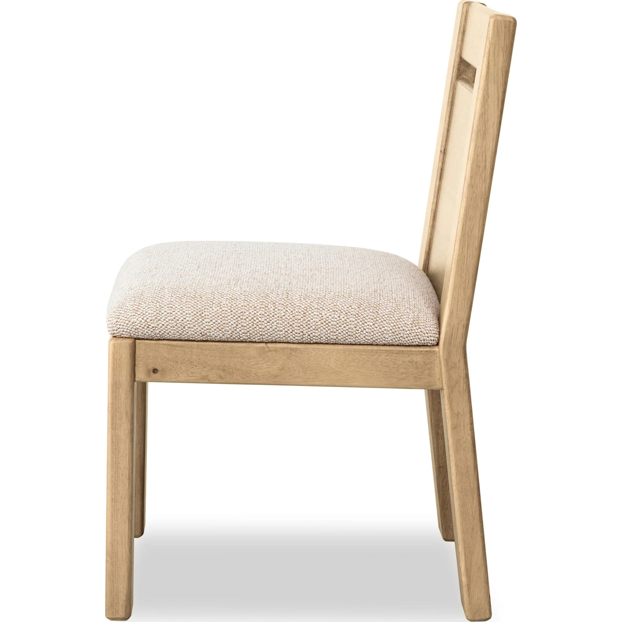 Nia Chenille Upholstered Dining Chair in Lioness and Hyena - Image 3