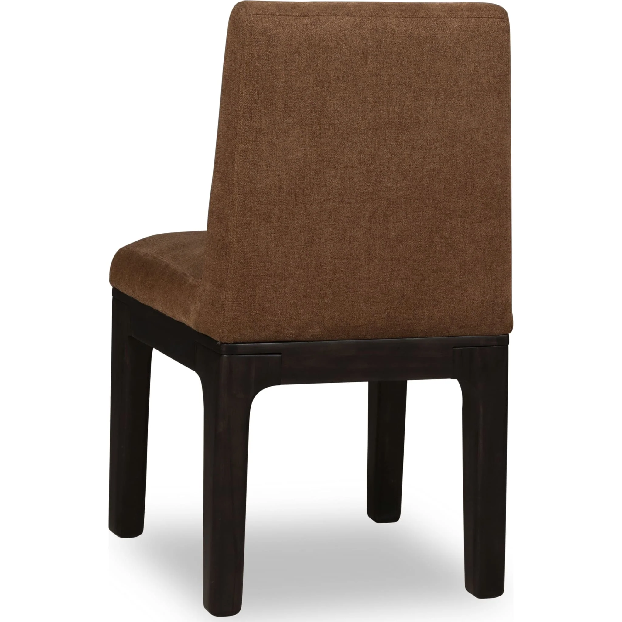 Zamba Chenille Upholstered Acacia Wood Dining Chair in Pineapple and Jaguar - Image 5