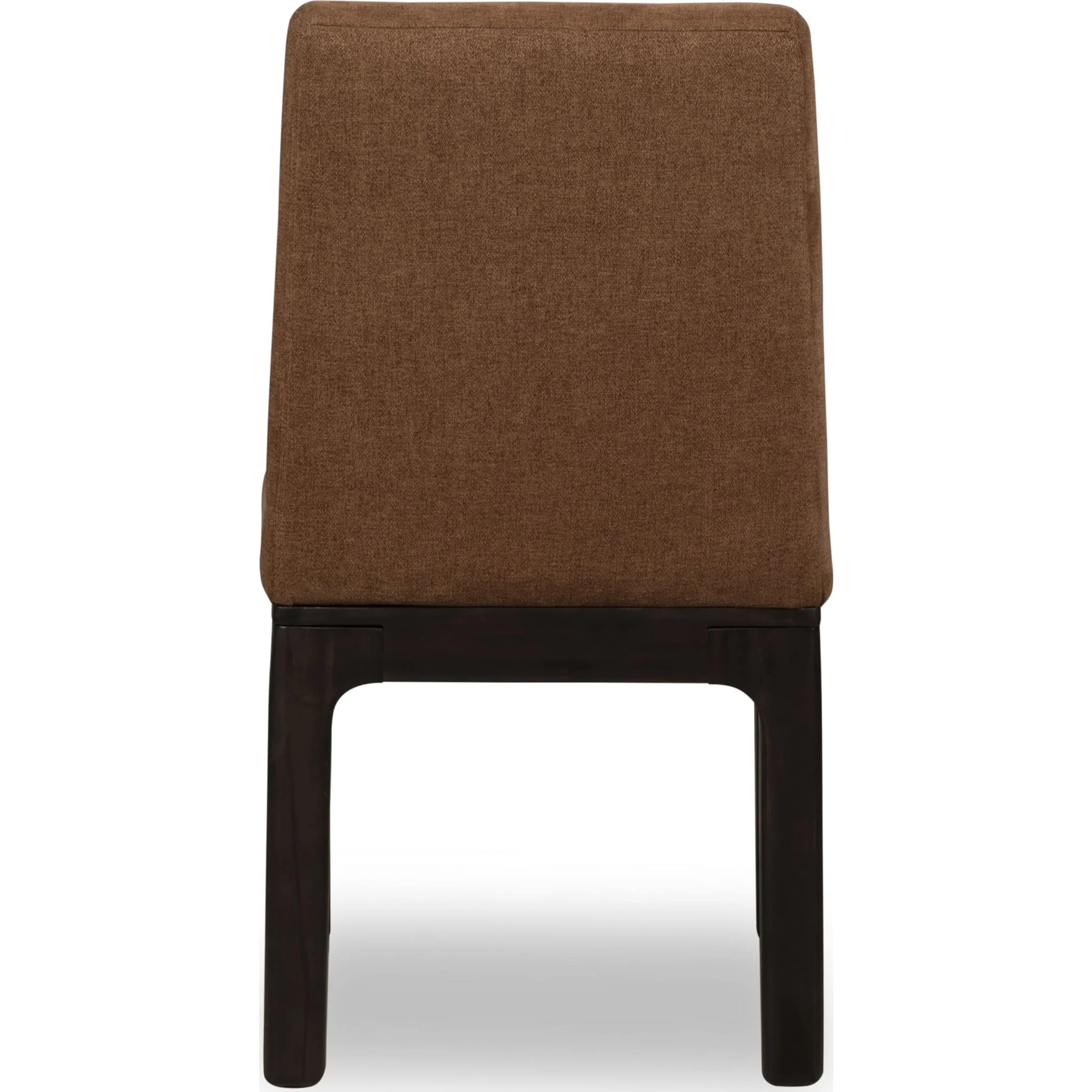 Zamba Chenille Upholstered Acacia Wood Dining Chair in Pineapple and Jaguar - Image 6
