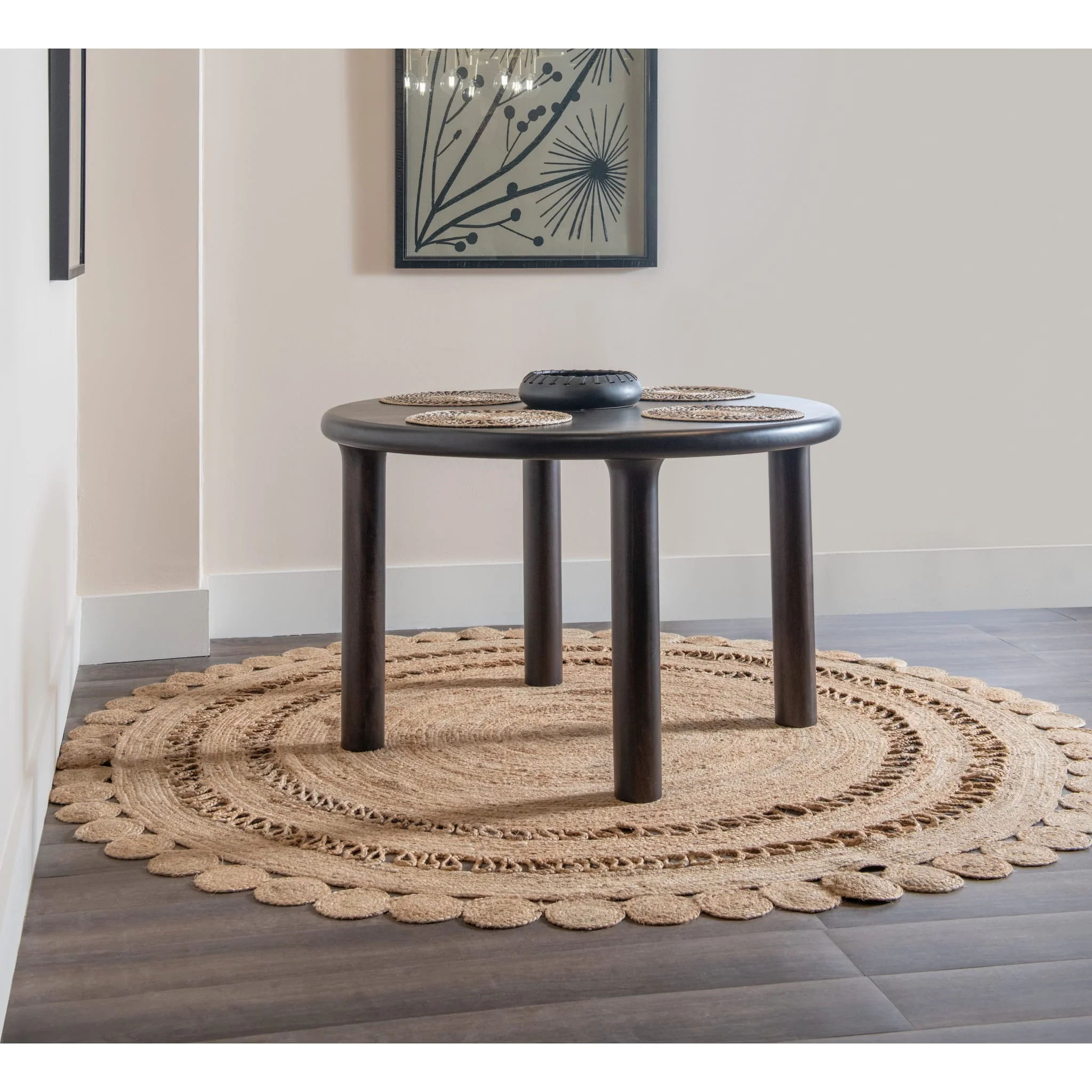 Amaroo Solid Mango Dining Table in Honey Date - Image 3