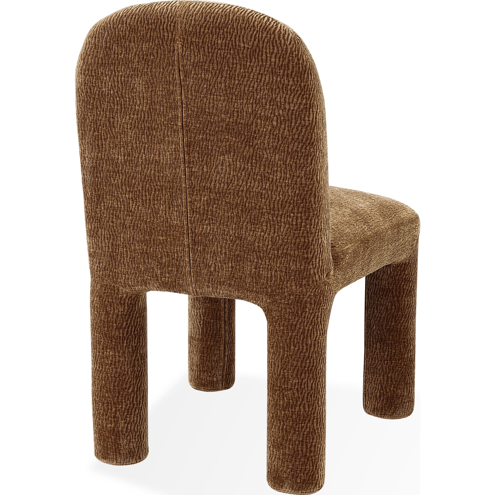 Xolani Fully Upholstered Dining Chair in Amber Sand Chenille - Image 4