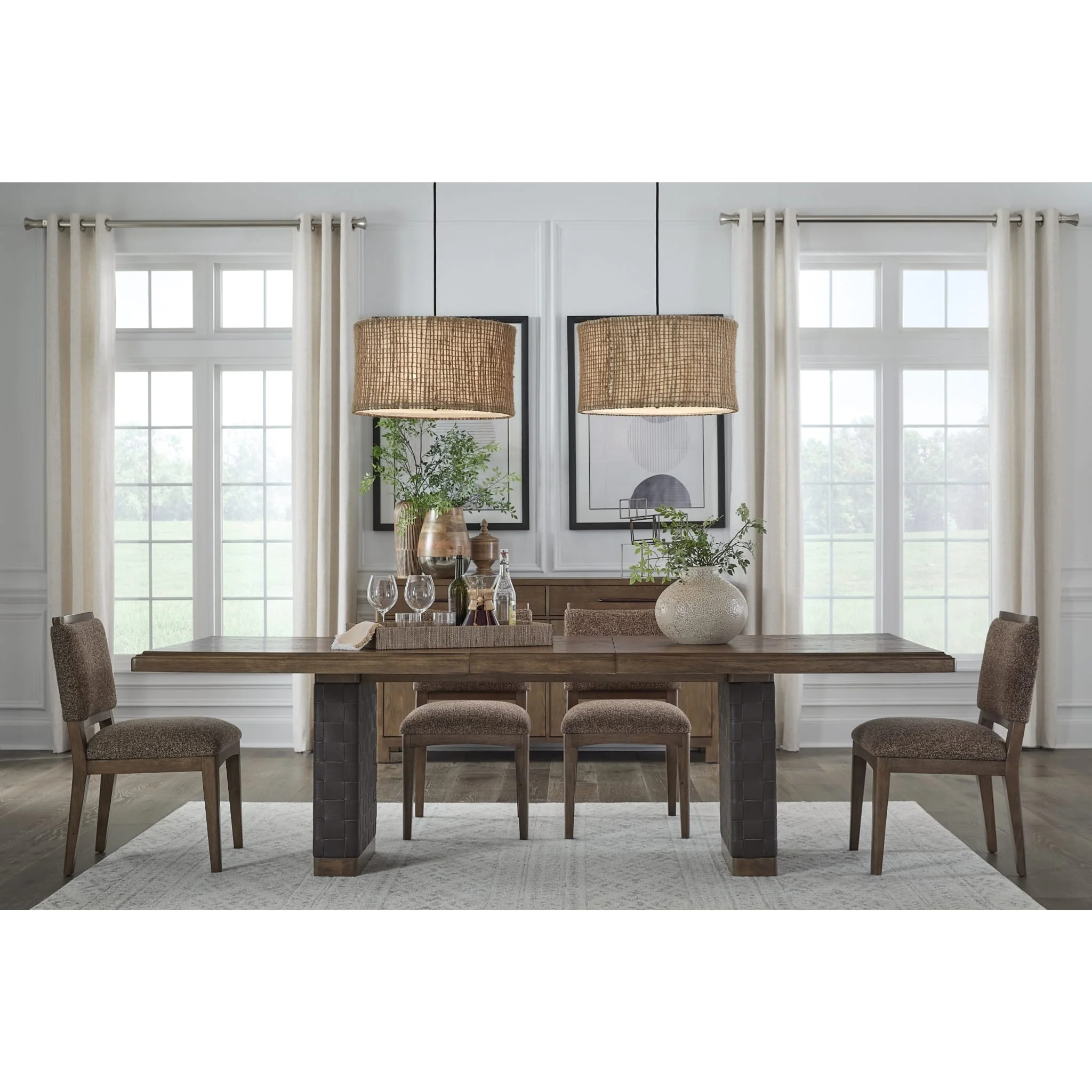 Arden Uph Sd Chair - M Gn/T Bn - Image 7