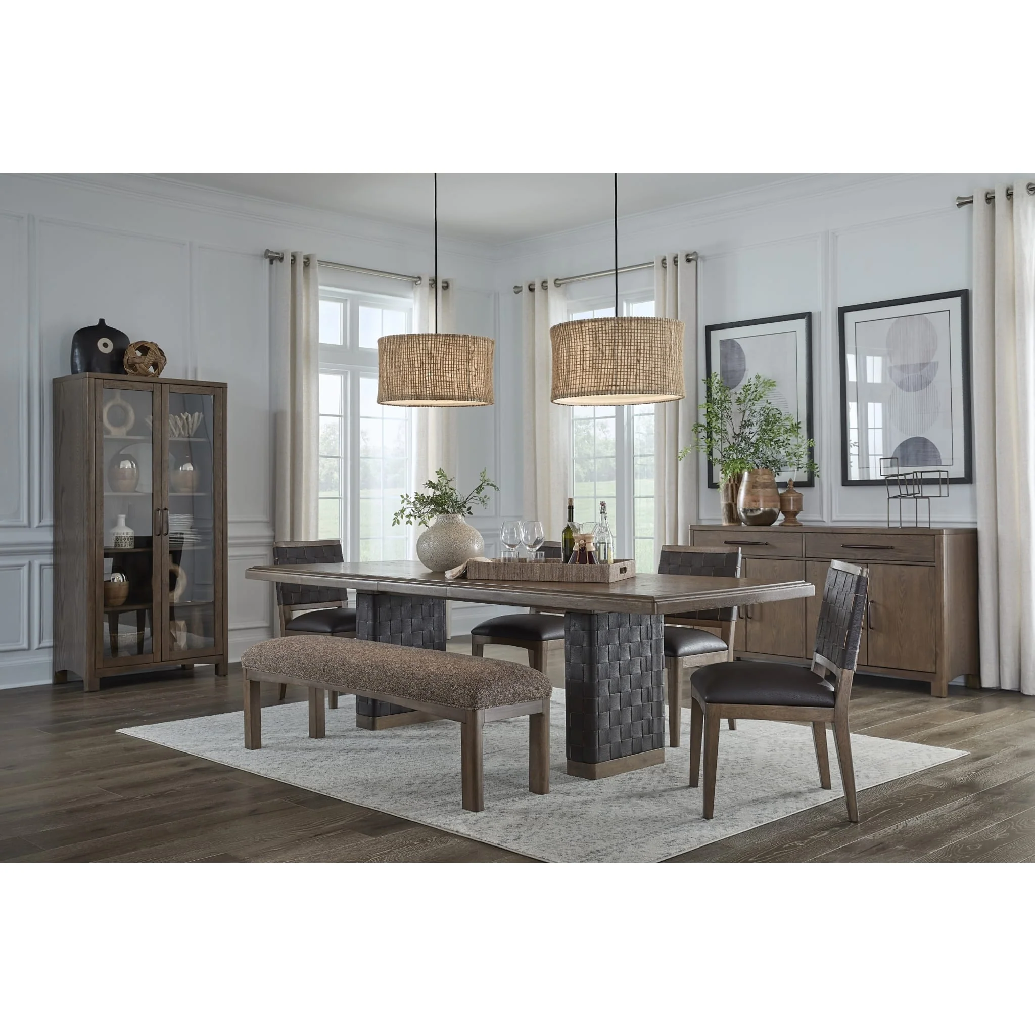 Arden Curio Cabinet - Tvn Brwn - Image 6