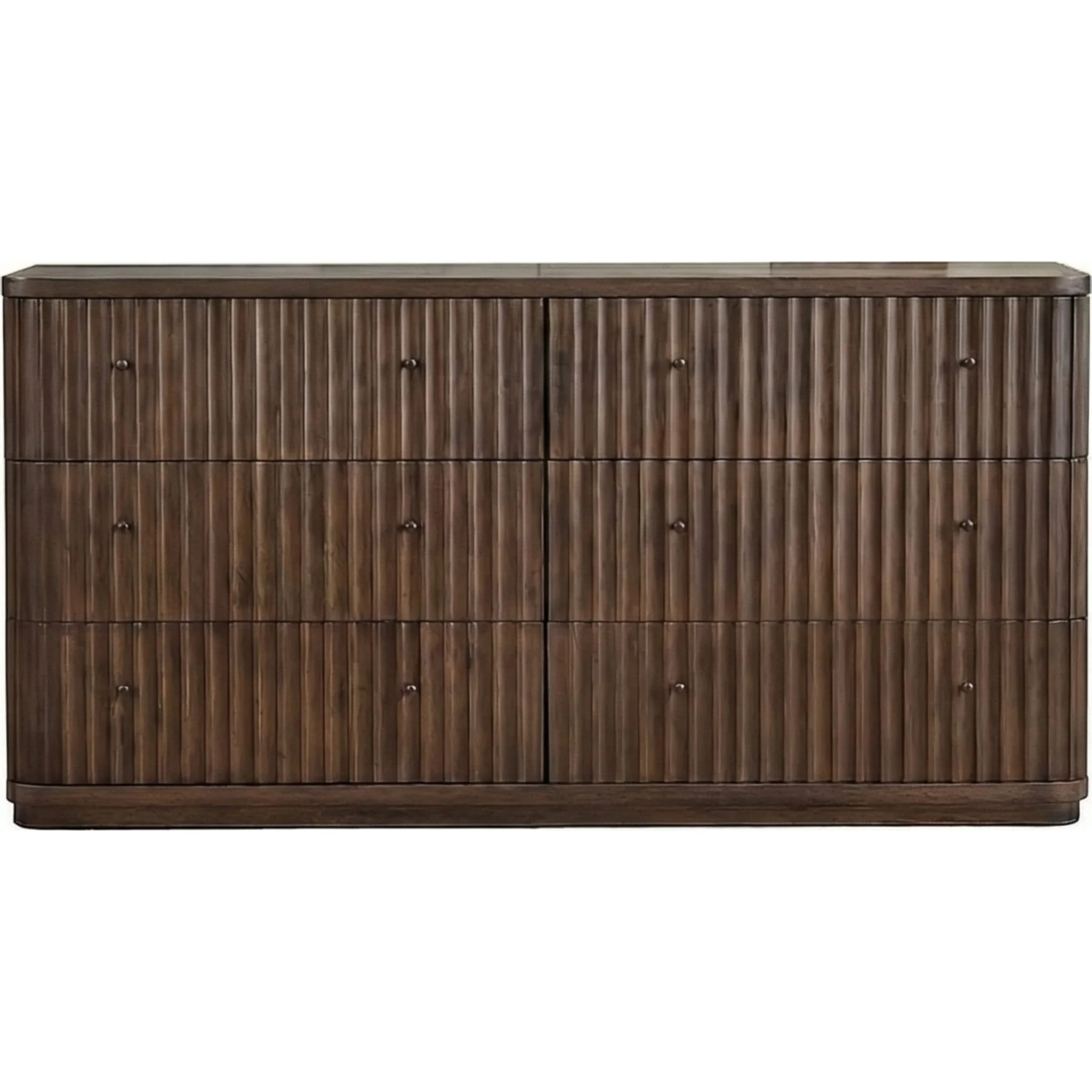 Penny Fluted Dresser - Ch Ms - Image 3