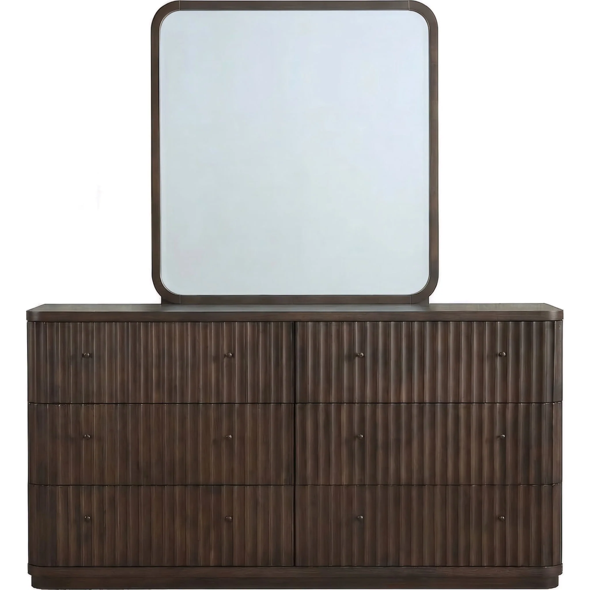 Penny Fluted Dresser - Ch Ms - Image 7