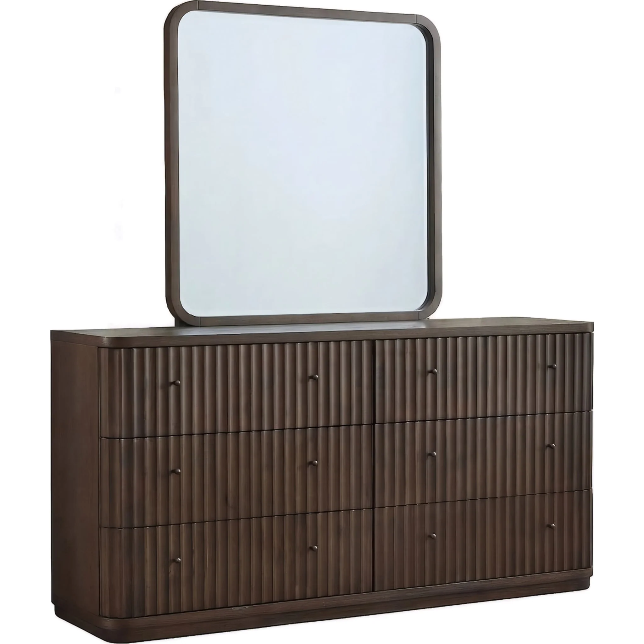 Penny Fluted Dresser - Ch Ms - Image 8